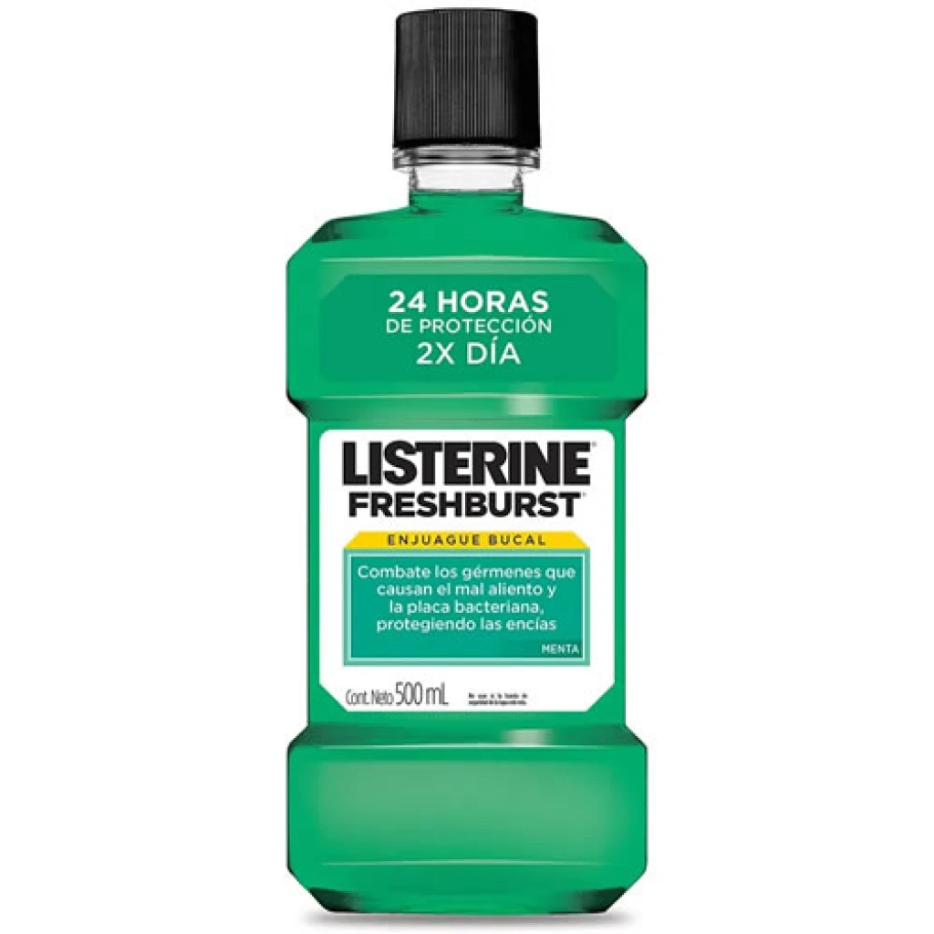 ENJUAGUE BUCAL LISTERINE FRESH BURST 500ML