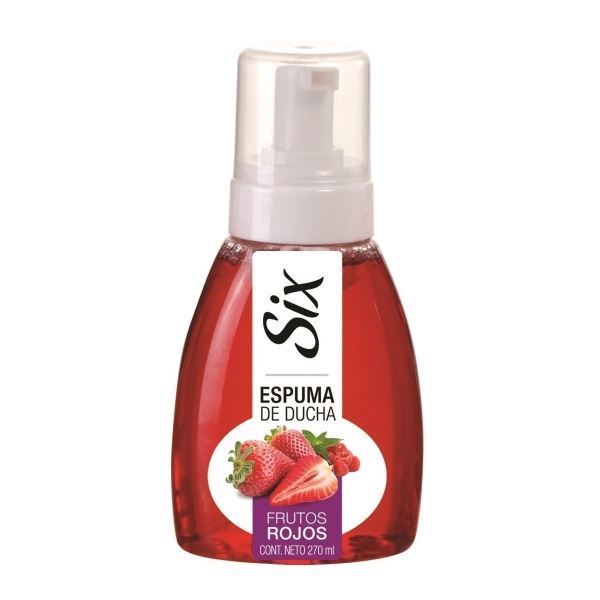 Espuma de ducha frutos rojos SIX