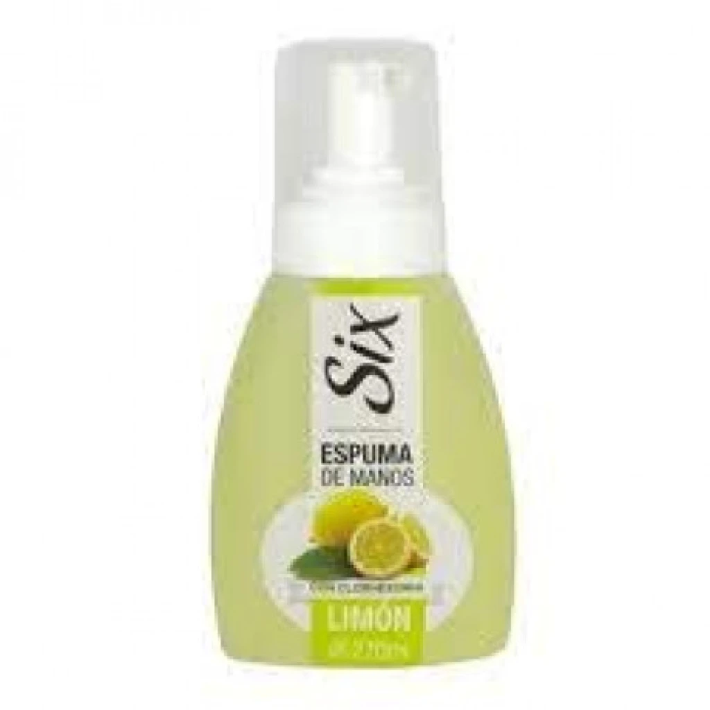 ESPUMA PARA MANOS SIX LIMON ANTIBACTERIAL