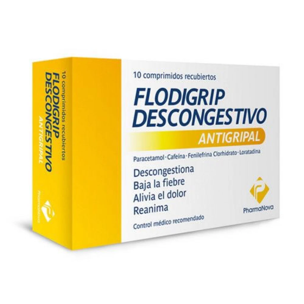 FLODIGRIP DESCONGESTIVO X 10 COMPRIMIDOS.