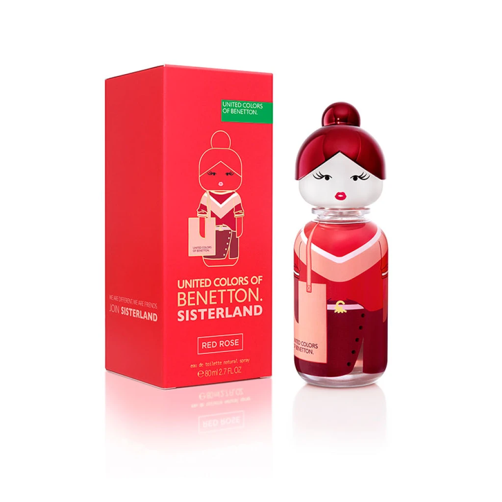Fragancia Benetton sisterland Red Rose 80 ml