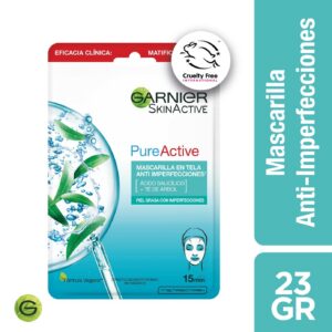 Garnier Mascarilla Pure Active Piel Grasa Con Imperfecciones