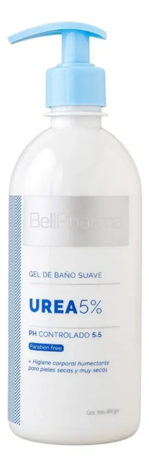 Gel Baño Suave Urea 5% Hidratación Profunda X490 Bellpharma