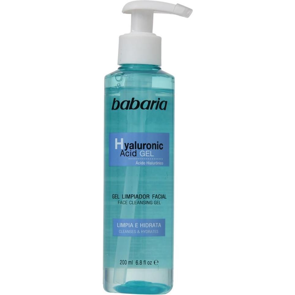Gel Facial Limpiador con Acido Hialuronico 200ml Babaria