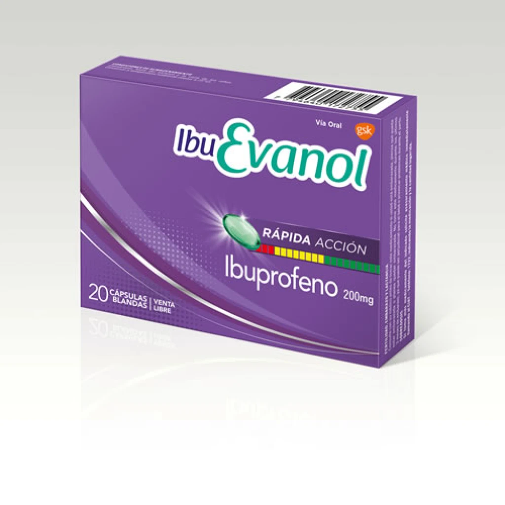 IBU-EVANOL RAPIDA ACCION X 20 CAPSULAS