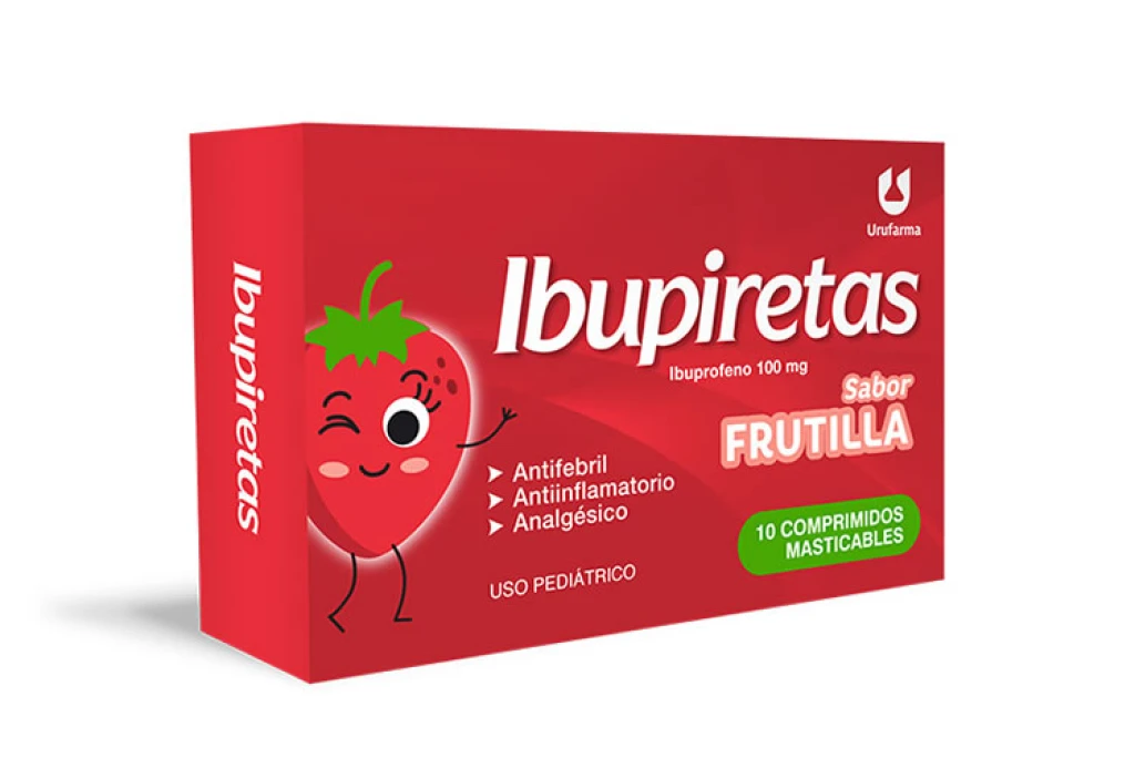 IBUPIRETAS MASTICABLE X10 COMPRIMIDOS