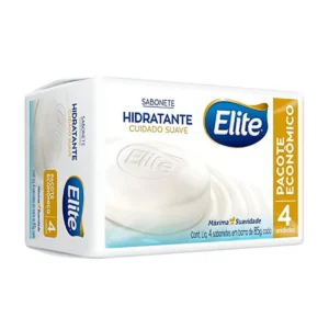 Jabón en Barra Elite Hidratante Corporal 85g 4 Unidades
