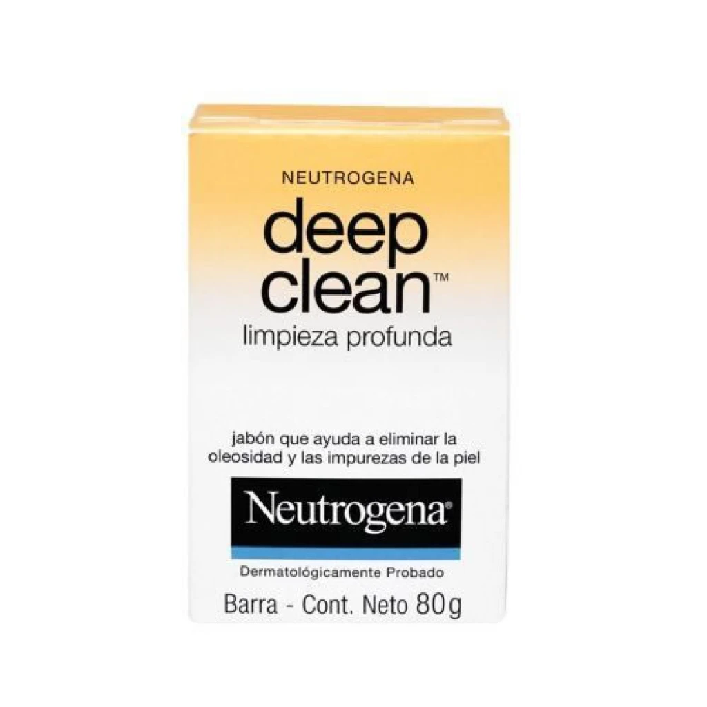 JABON LIMPIADOR FACIAL NEUTROGENA DEEP CLEAN 80GR