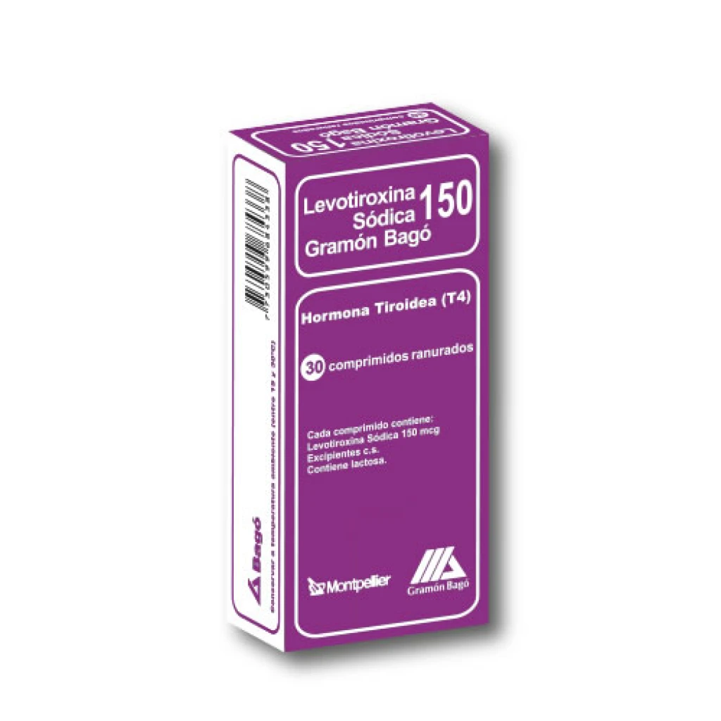 LEVOTIROXINA 150 MG X 30 COMPRIMIDOS
