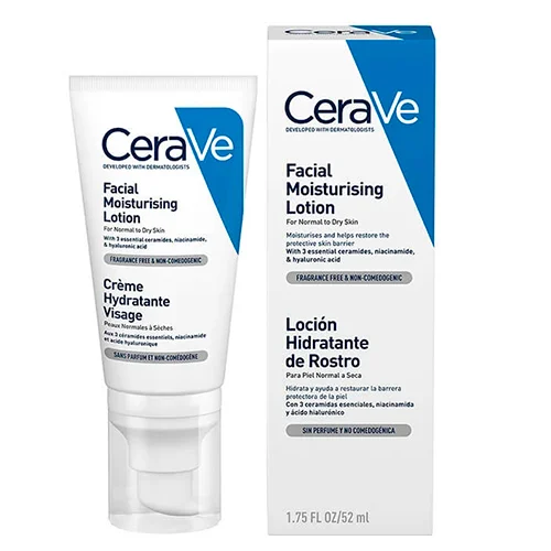 Loción CeraVe Hidratante De Rostro 52 Ml