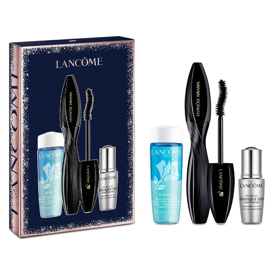 Mascara Hypnose Lancome+Desmaq Bifasico+Contorno de Ojos