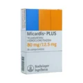 MICARDIS PLUS 80/12.5 MG X 14 COMPRIMIDOS