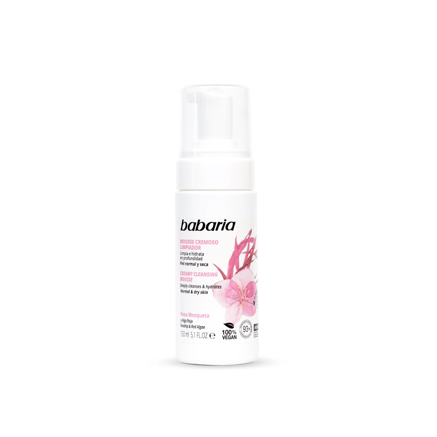 Mousse Cremoso Limpiador Facial Babaria 150 ml