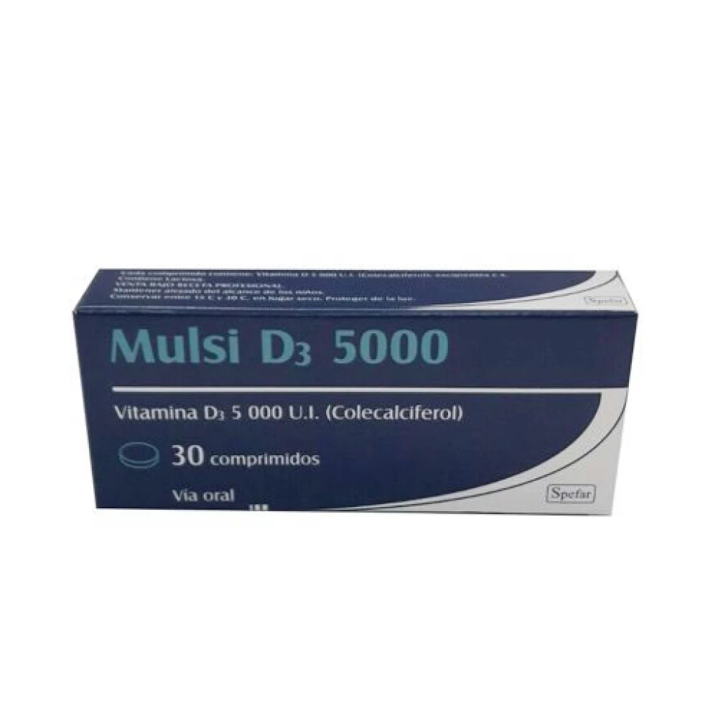 MULSI D3 5000 UI X30 COMPRIMIDOS