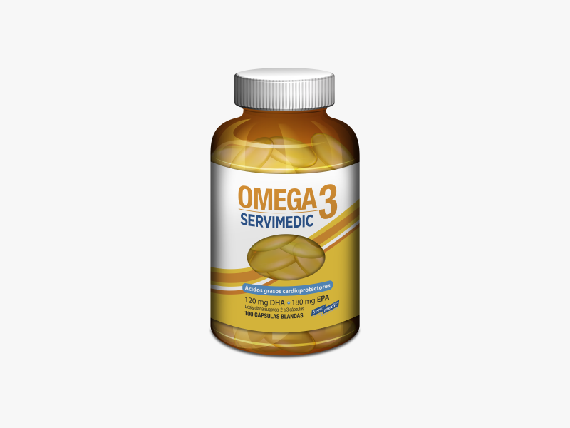 Omega 3 100 Capsulas Blandas Servimedic