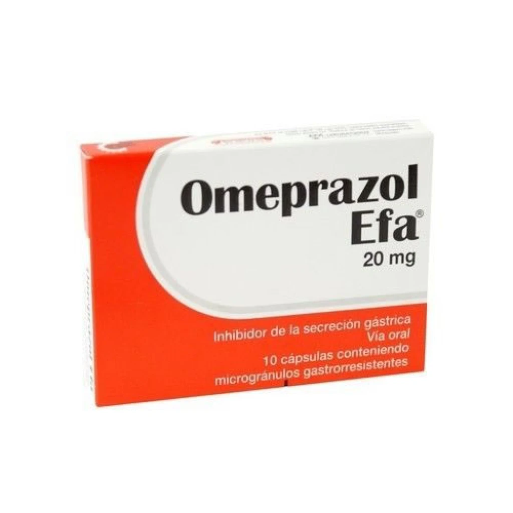OMEPRAZOL EFA 20 MG X10 CAPSULAS