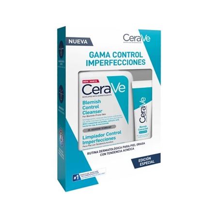 Pack Cerave Control Imperfecciones Limpiador + Gel