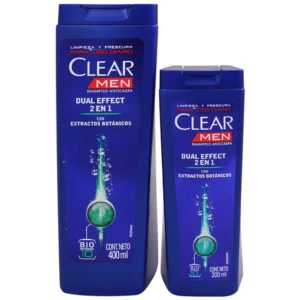 PACK CLEAR MEN 2EN1 400+SH.200ML