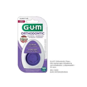 PACK GUM BUTLER ORTHODONTIC FLOSSERS HILO DENTAL + ENHEBRADOR