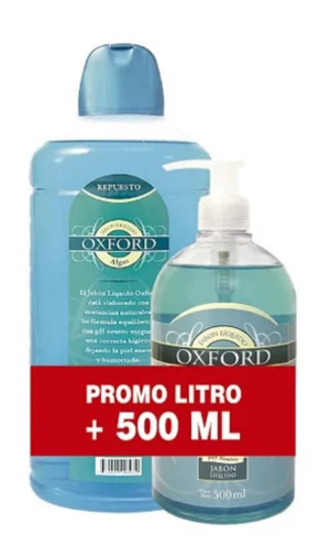 PACK JABON OXFORD ALGAS 1 LIT + 500 ML