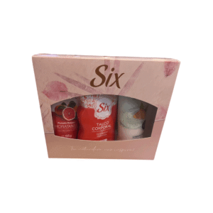 PACK SIX GEL DE DUCHA HIDRATANTE+CREMA CORPORAL+TALCO