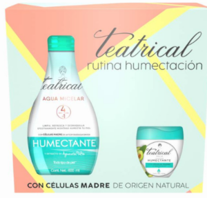 Pack Teatrical Agua Micelar 600 +Humectante 100