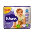 Pañales Babysec Premium G 120 Unidades