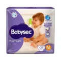 Pañales Babysec Premium M 68 Unidades