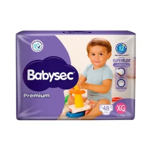 Pañales Babysec Premium Xg 48 Unidades
