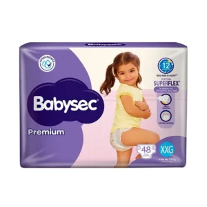 Pañales Babysec Premium Xxg 48 Unidades