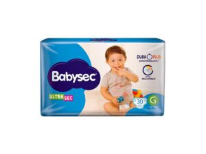 Pañales Babysec Ultra Sec G 30 Unidades