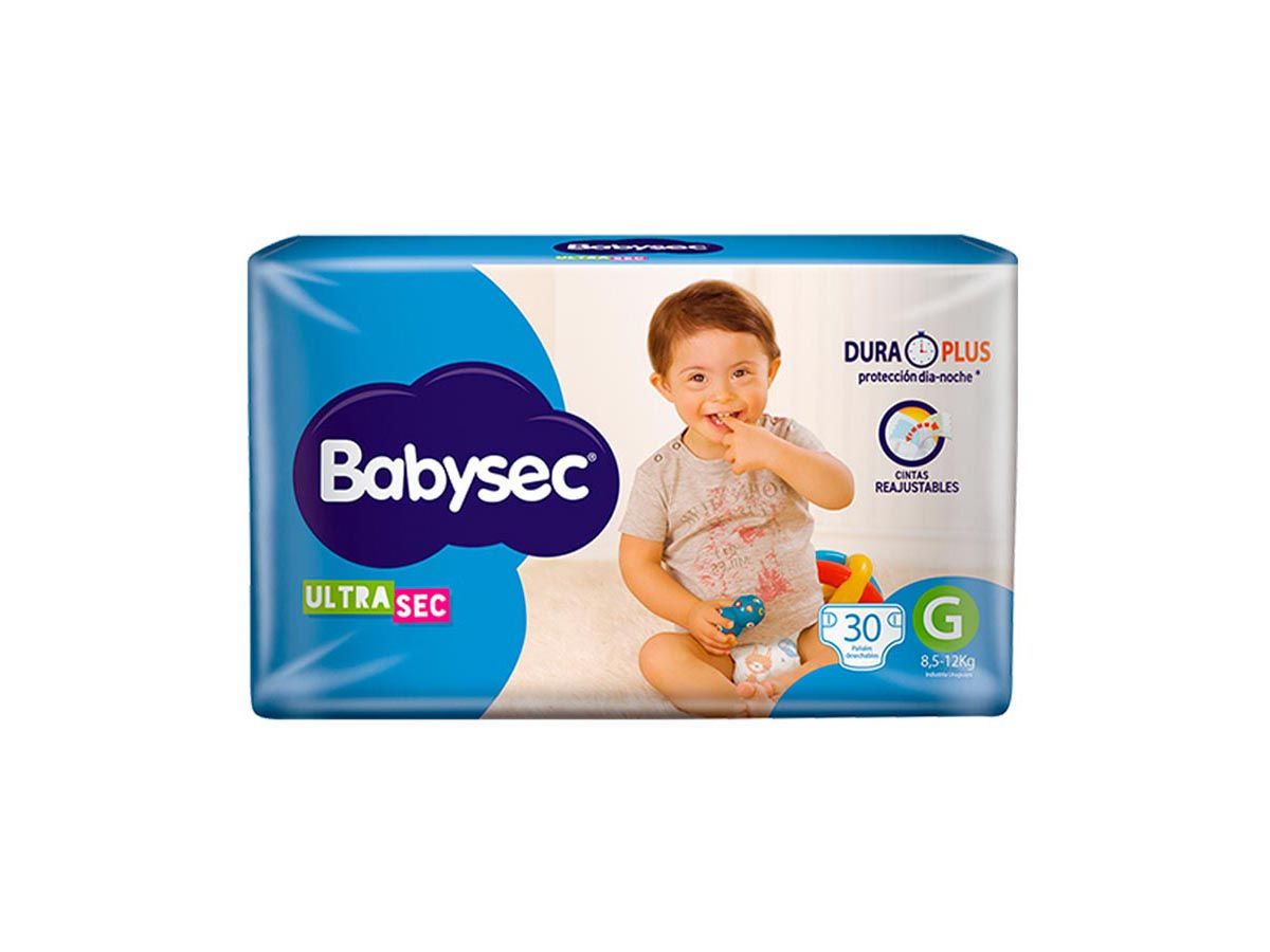 Pañales Babysec Ultra Sec G 30 Unidades