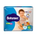 Pañales Babysec Ultra Sec G 60 Unidades