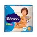 Pañales Babysec Ultra Sec M 68 Unidades