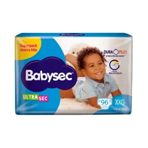 Pañales Babysec Ultra Super Xxg 96 Unidades