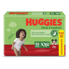 Pañales Huggies Flexi Comfort XXG x50