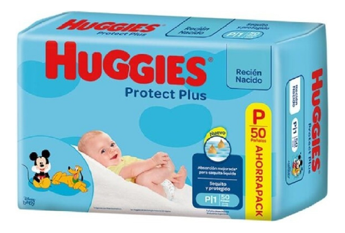 Pañales Huggies Protect Plus P x50
