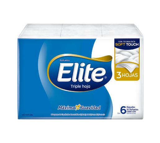 Pañuelos Descartables Elite 6 Unidades