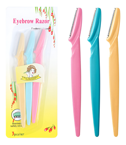 Perfilador de cejas EYERBROW RAZOR x3