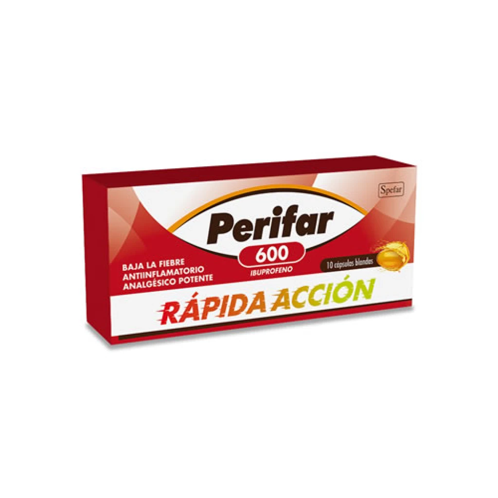 PERIFAR 600 MG X10 CAPSULAS BLANDAS