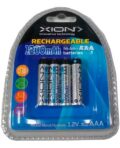 Pilas AAA Xion x4 recargables