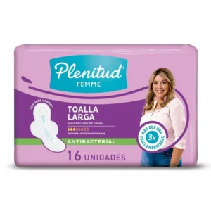 Plenitud Femme toalla larga antibacterial x 16
