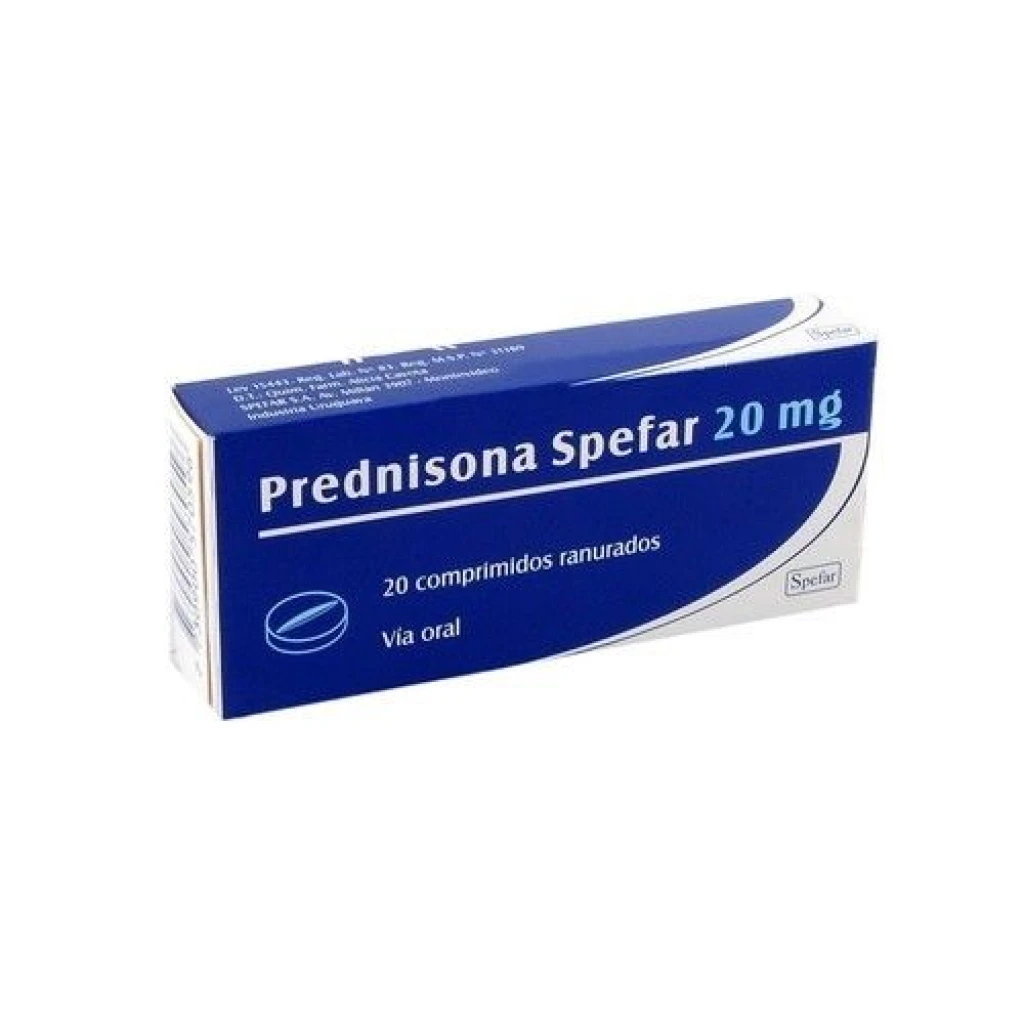 PREDNISONA SPEFAR 20 MG x20 COMPRIMIDOS
