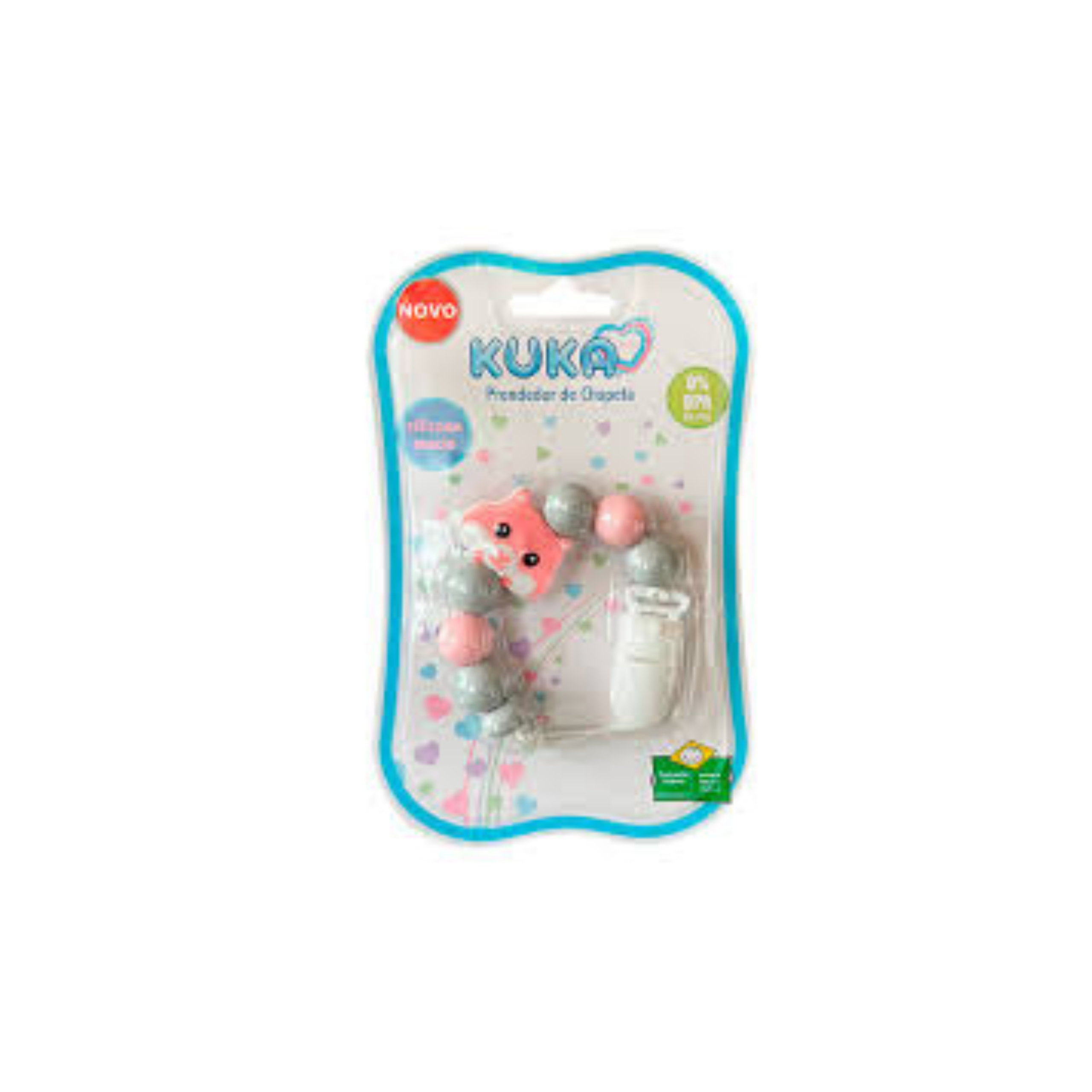 Prendedor de chupete gatito KUKA