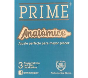 Preservativo Prime Anatómico 3 Unidades