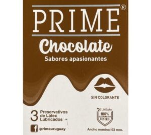 Preservativo Prime Chocolate 3 Unidades