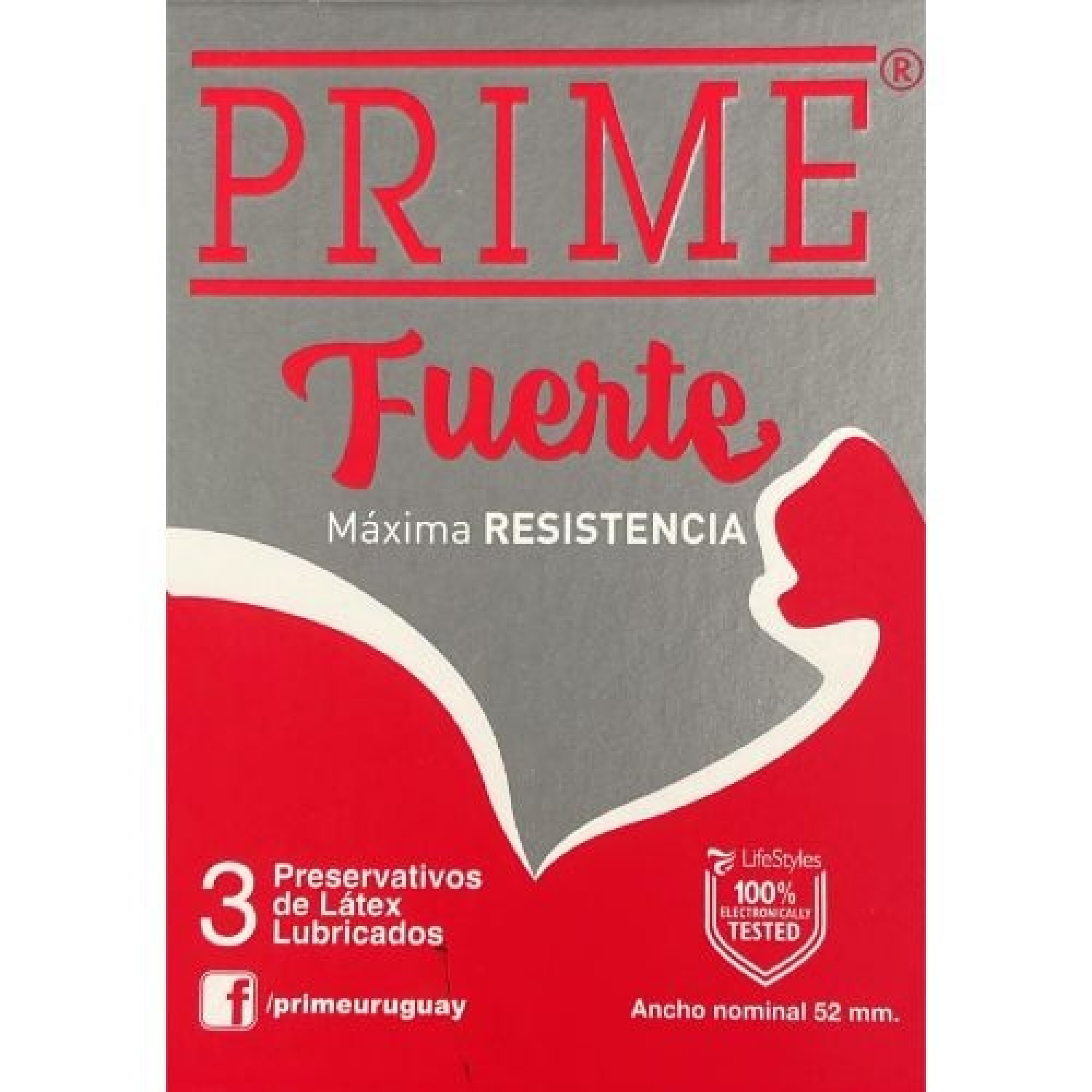 PRESERVATIVO PRIME FUERTE x 3
