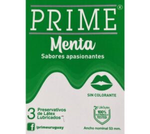 Preservativo Prime Menta 3 Unidades