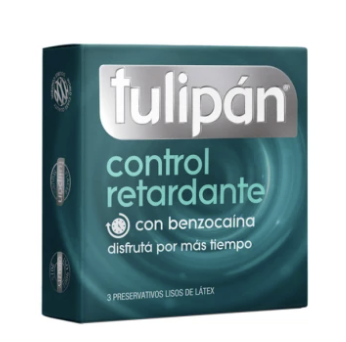 Preservativo Tulipan Control Retardante 3 unidades
