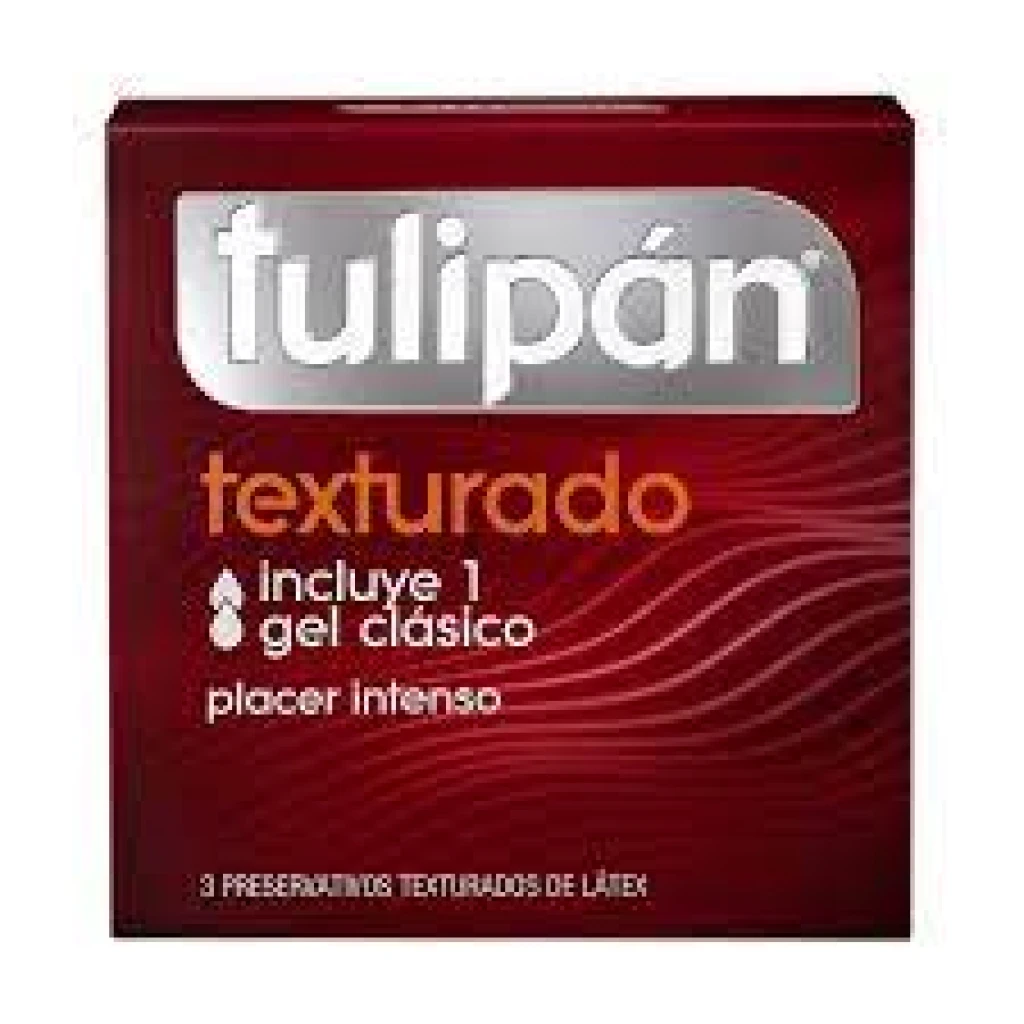 PRESERVATIVO TULIPAN X3 TEXTURADO